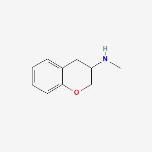 N-methyl-3,4-dihydro-2H-1-benzopyran-3-amine