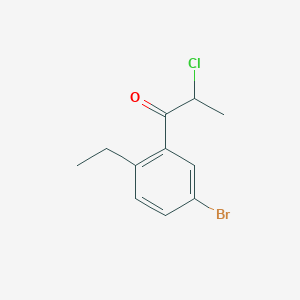 1-(5-Bromo-2-ethylphenyl)-2-chloropropan-1-one