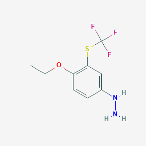 1-(4-Ethoxy-3-(trifluoromethylthio)phenyl)hydrazine