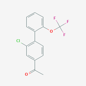 1-(2-Chloro-2'-(trifluoromethoxy)biphenyl-4-yl)-ethanone