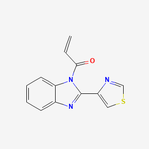 1-[2-(1,3-Thiazol-4-yl)-1H-benzimidazol-1-yl]prop-2-en-1-one