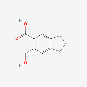 6-(Hydroxymethyl)-2,3-dihydro-1H-indene-5-carboxylic acid