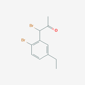 1-Bromo-1-(2-bromo-5-ethylphenyl)propan-2-one