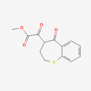 Methyl 2-oxo-2-(5-oxo-2,3,4,5-tetrahydrobenzo[b]thiepin-4-yl)acetate