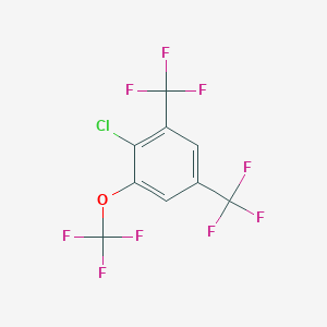 1,5-Bis(trifluoromethyl)-2-chloro-3-(trifluoromethoxy)benzene