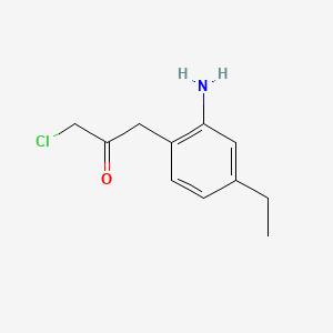 1-(2-Amino-4-ethylphenyl)-3-chloropropan-2-one