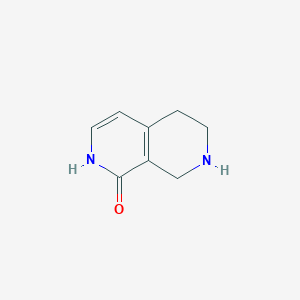 molecular formula C8H10N2O B1406204 5,6,7,8-Tetrahydro-2,7-naphthyridin-1-ol CAS No. 1782816-85-6