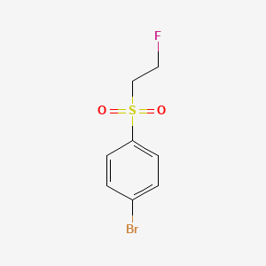 molecular formula C8H8BrFO2S B1406224 1-Bromo-4-(2-fluoroethanesulfonyl)benzene CAS No. 1784600-41-4