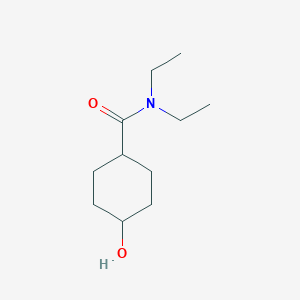 molecular formula C11H21NO2 B1406225 trans 4-Hydroxycyclohexanecarboxylic acid diethylamide CAS No. 1517060-73-9
