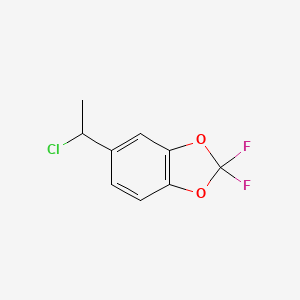 5-(1-Chloroethyl)-2,2-difluorobenzo[d][1,3]dioxole