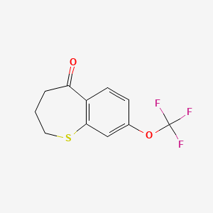 8-(Trifluoromethoxy)-3,4-dihydrobenzo[b]thiepin-5(2H)-one