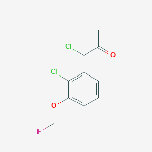 1-Chloro-1-(2-chloro-3-(fluoromethoxy)phenyl)propan-2-one