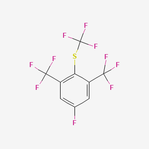 1,3-Bis(trifluoromethyl)-5-fluoro-2-(trifluoromethylthio)benzene