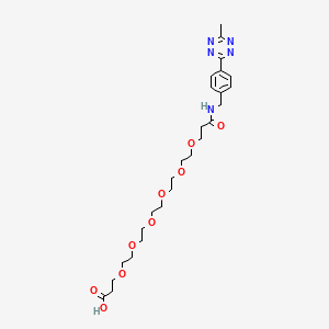 molecular formula C26H39N5O9 B14062424 Methyltetrazine-amino-PEG6-CH2CH2COOH 