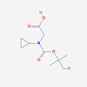 2-[Cyclopropyl-(1-deuterio-2-methylpropan-2-yl)oxycarbonylamino]acetic acid