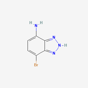 4-bromo-1H-benzo[d][1,2,3]triazol-7-amine