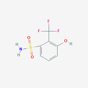 3-Hydroxy-2-(trifluoromethyl)benzenesulfonamide