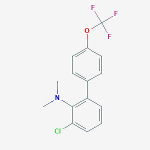 (3-Chloro-4'-(trifluoromethoxy)biphenyl-2-yl)-dimethylamine