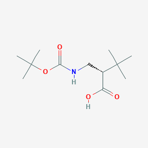 (S)-2-(((tert-Butoxycarbonyl)amino)methyl)-3,3-dimethylbutanoic acid