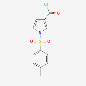 molecular formula C12H10ClNO3S B1406347 1-(4-Methylphenylsulfonyl)-1H-pyrrole-3-carbonyl chloride CAS No. 942470-11-3