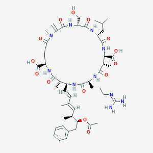 molecular formula C50H74N10O14 B140635 S-Adnadda-M-LR CAS No. 141634-76-6