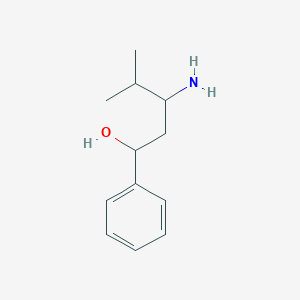 (1S,3S)-3-Amino-4-methyl-1-phenylpentan-1-ol