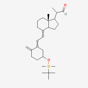 3(R)-(tert-butyldimethylsilyloxy)-20(S)-formyl-9,10-secopregna-5(Z),7(E),10(19)-triene