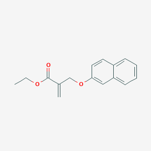 Ethyl 2-{[(naphthalen-2-yl)oxy]methyl}prop-2-enoate