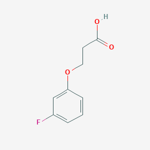 molecular formula C9H9FO3 B140637 3-(3-氟苯氧基)丙酸 CAS No. 133077-42-6