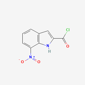 molecular formula C9H5ClN2O3 B1406370 7-Nitro-1H-indole-2-carbonyl chloride CAS No. 1706430-07-0