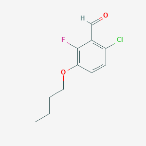 3-Butoxy-6-chloro-2-fluorobenzaldehyde