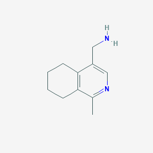 4-(Aminomethyl)-1-methyl-5,6,7,8-tetrahydroisoquinolin-