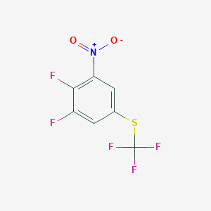 1,2-Difluoro-3-nitro-5-(trifluoromethylthio)benzene