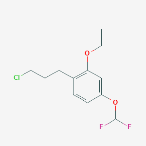 1-(3-Chloropropyl)-4-(difluoromethoxy)-2-ethoxybenzene