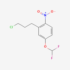 1-(3-Chloropropyl)-5-(difluoromethoxy)-2-nitrobenzene