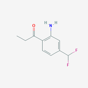 1-(2-Amino-4-(difluoromethyl)phenyl)propan-1-one