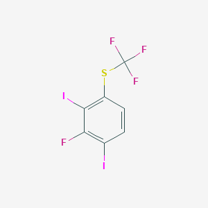 1,3-Diiodo-2-fluoro-4-(trifluoromethylthio)benzene