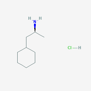 molecular formula C9H20ClN B1406386 (2S)-1-环己基丙烷-2-胺盐酸盐 CAS No. 56401-82-2