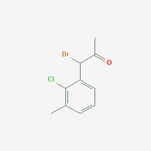 1-Bromo-1-(2-chloro-3-methylphenyl)propan-2-one