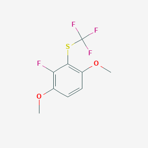 1,4-Dimethoxy-2-fluoro-3-(trifluoromethylthio)benzene