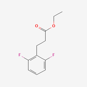 molecular formula C11H12F2O2 B14063902 Ethyl 3-(2,6-difluorophenyl)propanoate 