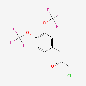 1-(3,4-Bis(trifluoromethoxy)phenyl)-3-chloropropan-2-one