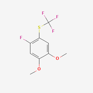 1,2-Dimethoxy-4-fluoro-5-(trifluoromethylthio)benzene