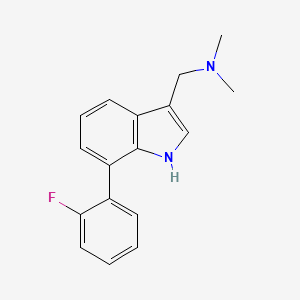 (7-(2-Fluorophenyl)-1H-indol-3-yl)-N,N-dimethylmethanamine