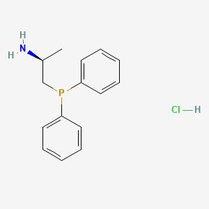 molecular formula C15H19ClNP B14063994 (S)-1-(Diphenylphosphino)propan-2-amine 