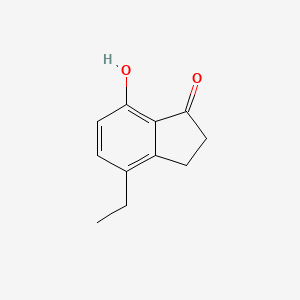 4-Ethyl-7-hydroxy-2,3-dihydro-1H-inden-1-one