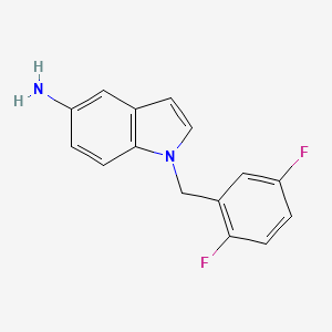 1-[(2,5-Difluorophenyl)methyl]-1H-indol-5-amine