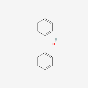 molecular formula C16H18O B14064064 Benzenemethanol, alpha,4-dimethyl-alpha-(4-methylphenyl)- CAS No. 17138-82-8