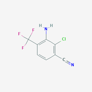 3-Amino-2-chloro-4-(trifluoromethyl)benzonitrile