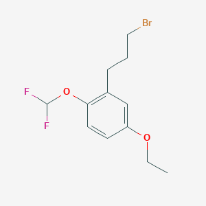 1-(3-Bromopropyl)-2-(difluoromethoxy)-5-ethoxybenzene